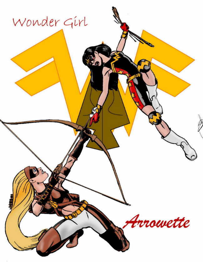 Picture of Arrowette and Wonder Girl