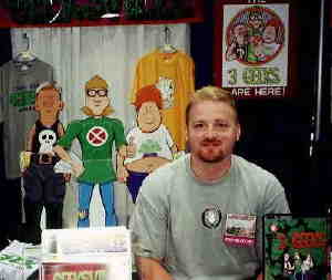 Rich Koslowski at his booth in San Diego