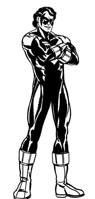 Newer Nightwing costume