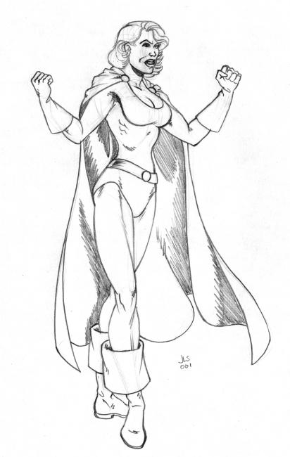 Later Power Girl Costume