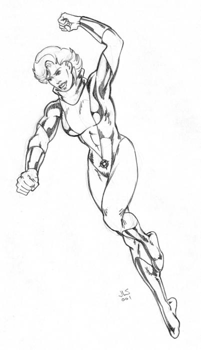 Power Girl's JLE Costume