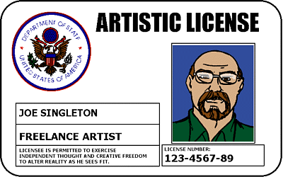 Artistic License by Joe Singleton
